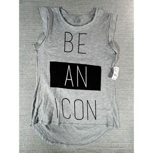 Gold Rush Hybrid Tees‎ Womens Gray T-shirt Rush Gym Lifting Summer Sz Large